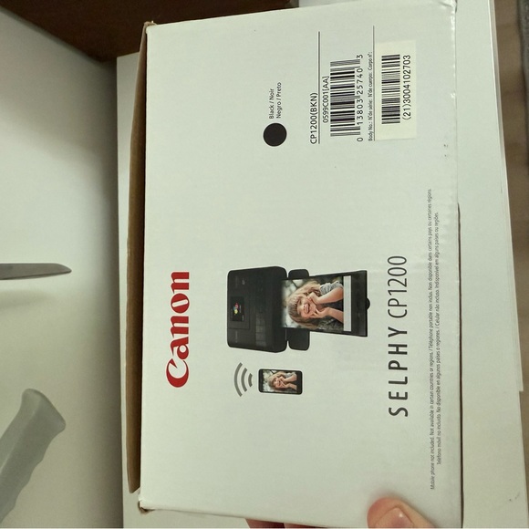 Canon 0599C001 Selphy CP1200 Black Wireless Color Photo Printer - Picture 12 of 12